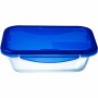 Food Preservation Container Pyrex Blue Transparent Rectangular 800 ml