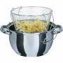 Poêle à frire avec panier GSW Acier inoxydable Ø 22 cm Argenté