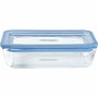 Ensemble de Boîtes à Lunch Pyrex Bleu Transparent 800 ml 3 Pièces