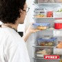 Ensemble de Boîtes à Lunch Pyrex Bleu Transparent 800 ml 3 Pièces