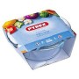 Casserole with lid Pyrex 1,4 L 18 x 9 x 21 cm White Transparent Glass