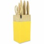 Knife Set Menastyl Yellow polypropylene 6 Pieces (6 Units)