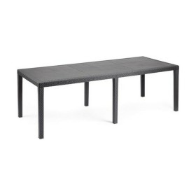Table Gris Anthracite Résine Plastique