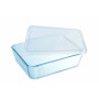 Récipient de Conservation des Aliments Pyrex Blanc Transparent Rectangulaire 1,5 L