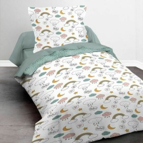 Duvet cover set TODAY White Single bed 140 x 200 cm Children's 2 Pieces