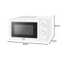 Microwave with Grill BEKO MGC20100W   20L White 1200 W 700 W 20 L