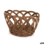 Bread Basket My Bar RATTAN polypropylene Circular 15 x 8 cm (24 Units)