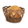 Corbeille à Pain My Bar RATTAN polypropylène Ronde 15 x 8 cm (24 Unités)