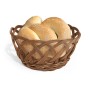 Corbeille à Pain My Bar RATTAN polypropylène Ronde 24 x 8 cm (24 Unités)