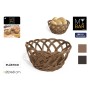 Corbeille à Pain My Bar RATTAN polypropylène Ronde 24 x 8 cm (24 Unités)