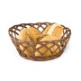 Bread Basket My Bar RATTAN polypropylene Oval 26 x 20 x 8 cm (24 Units)