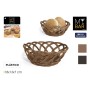 Bread Basket My Bar RATTAN polypropylene Oval 18 x 13 x 7 cm (24 Units)