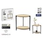 Side table MobleKit Black Metal Wood 40 x 42 cm (3 Units)