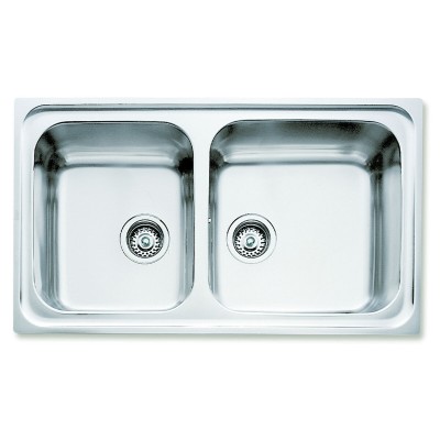 Sink with Two Basins Teka CLASSIC2C86REV