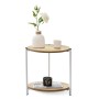 Side table MobleKit White Metal Wood 40 x 42 cm (3 Units)
