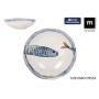 Assiette creuse La Mediterránea Peixe 2.0 Multicouleur Céramique Ø 21 cm (12 Unités)