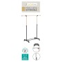 Extendable Coat Rack Inde Brown Black 145 x 43 x 90 cm (6 Units)