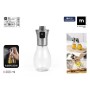 Cruet La Mediterránea Luxe Transparent Silver 200 ml (24 Units)