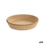 Papier pour friteuse à air Algon Ø 16 cm Marron 35 Pièces (24 Unités)