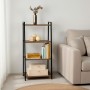 Étagère Max Home Fer Bois MDF 4 Etagères 43 X 90 X 30 CM