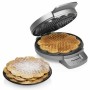 Waffle Maker Princess 132380 Deluxe Black Silver Steel 1200 W