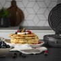 Waffle Maker Princess 132380 Deluxe Black Silver Steel 1200 W