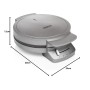 Gaufrier Princess 132380 Deluxe Noir Argenté Acier 1200 W