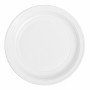 Set of reusable plates Maxi Products White Plastic 100 Pieces