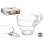Tea and coffee cup Vivalto Transparent Glass 199 ml (6 Units)