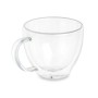 Tea and coffee cup Vivalto Transparent Borosilicate Glass 140 ml (6 Units)