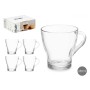 Tasse de café et de thé Vivalto Transparent verre 280 ml (6 Unités)