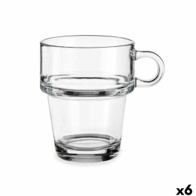 Tasse de café et de thé Vivalto Transparent verre 270 ml (6 Unités)