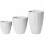 Plant pot Garden ID Fancy White Polyethylene 40 x 42 cm