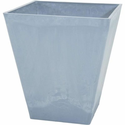 Pot Mega Collections Ecostone Square Gris Plastique Recyclado 48 x 57 cm 48 x 48 x 57 cm