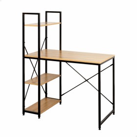 Desk with Shelf Max Home Steel Melamin Particleboard 100 x 120 x 52 cm