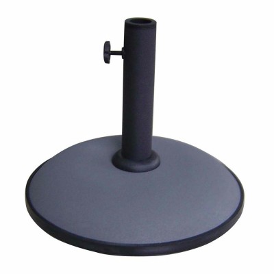 Marbueno Round Umbrella Base Cement 36x29.5 cm 11KG Grey Garden, Pool, Terrace 10442