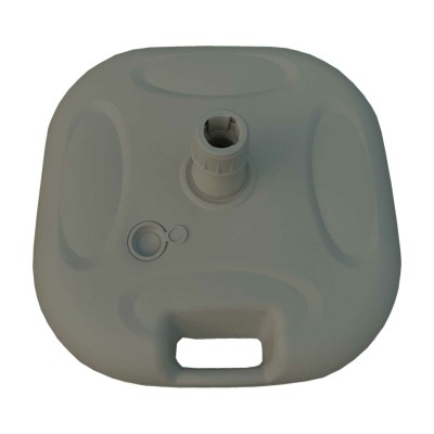Marbueno Umbrella Base Plastic 45x45x14 cm 20L White Garden, Pool, Terrace 10500