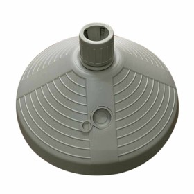 Marbueno Base Umbrella Round Plastic 38x38x14 cm 10L White Garden, Pool, Terrace 10502