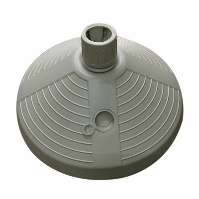 Marbueno Base Umbrella Round Plastic 38x38x14 cm 10L White Garden, Pool, Terrace 10502