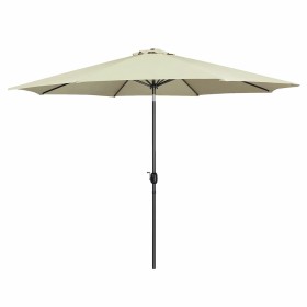 Marbueno Umbrella Steel 8 Ribs D300 cm Polyester Beige Garden, Pool, Terrace 10486
