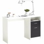 Bureau FMD JACKSON  Blanc Noir 123 x 76,5 x 50 cm Bois