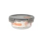 Boîte à lunch hermétique MasterChef Gris Transparent Ronde 970 ml (6 Unités)