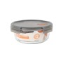 Hermetic Lunch Box MasterChef Grey Transparent Circular 1,3 L (6 Units)