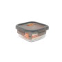 Hermetic Lunch Box MasterChef Grey Transparent Squared 530 ml (12 Units)