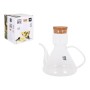 Cruet La Mediterránea Bell Transparent Silicone Borosilicate Glass 500 ml (8 Units)