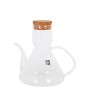 Cruet La Mediterránea Bell Transparent Silicone Borosilicate Glass 500 ml (8 Units)