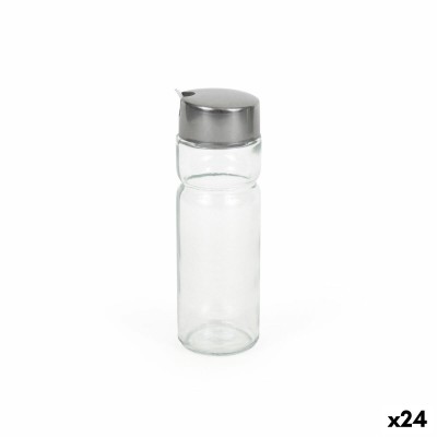 Huilier Quttin Transparent Argenté verre 0,2 L 5 x 5 x 15 cm (24 Unités)