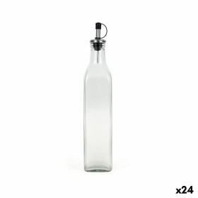 Huilier Anna Transparent Argenté verre 0,5 L (24 Unités)