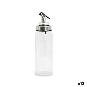 Huilier Quttin Transparent Argenté verre 5,5 x 5,5 x 20,5 cm (12 Unités)