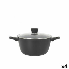 Casserole avec Couvercle MasterChef 28 cm (4 Unités)